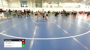 143 lbs Semifinal - Kolton Bradeen, Wrestlers Way vs Hubert Szymko, Southside WC