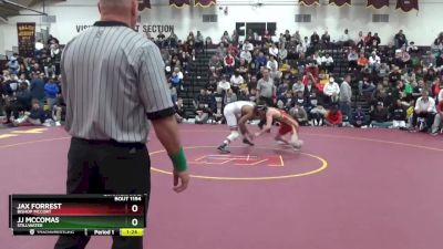 126 lbs Semifinal - JJ McComas, Stillwater vs Jax Forrest, Bishop McCort