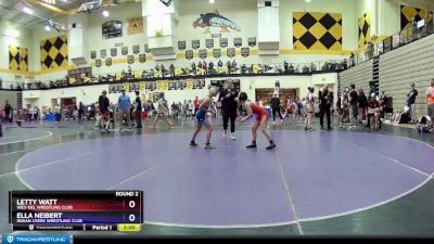 85 lbs Round 2 - Letty Watt, Wes-del Wrestling Club vs Ella Neibert, Indian Creek Wrestling Club