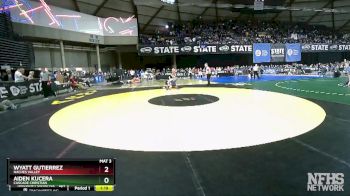 1A 113 lbs Quarterfinal - Aiden Kucera, Cascade Christian vs Wyatt Gutierrez, Naches Valley
