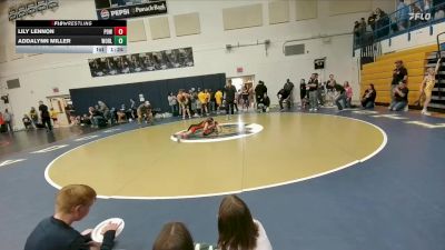 72-79 lbs Round 2 - Lily Lennon, Powell Middle School vs Addalynn Miller, Worland Middle School