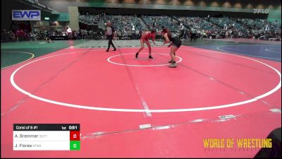 118 lbs Consi Of 8 #1 - Akirah Bremmer, Sutter Union High School vs Jessica Flores, Atwater Wrestling