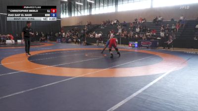 61kg Quarterfinal - Christopher Merlo, C.L.I.C vs Ziad Saif El Nasr, National Capital Wrestling Club