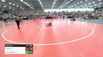 145 lbs Rr Rnd 1 - Emma Stice, Team Nebraska Blue vs Jameson Strickland, Ranger Pride Wrestling