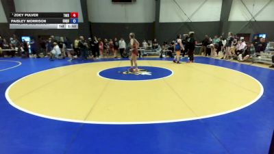 145 lbs 1st Place Match - Zoey Pulver, Takedown Express vs Paisley Morrison, Coquille