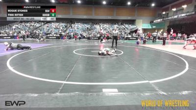 46 lbs Consi Of 8 #2 - Rogue Stokes, Beaver Dam RTC vs Finn Ritter, Fallon Outlaws Wrestling Club