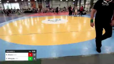 126 lbs Rr Rnd 2 - Karter Stone, Buffalo Valley White vs Gavin Whipple, Upstate Uprising