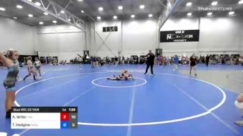 83 lbs Rr Rnd 3 - Alysiana Ierley, LAWW vs Taryn Hodgins, PWC Athena (W)