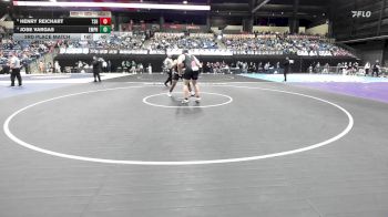 285 lbs 3rd Place Match - Henry Reichart, Topeka-Seaman HS vs Jose Vargas, Emporia HS