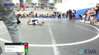 64 lbs Semifinal - Kyson Barnett, Twin Hills vs Brody Harris, Bartlesville Wrestling Club