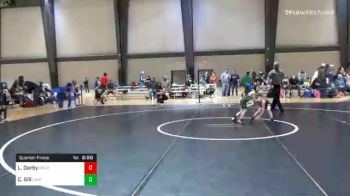 46 lbs Quarterfinal - Cason Gill, Unattached vs Lucas Darby, Dragons Junior Wrestling Club