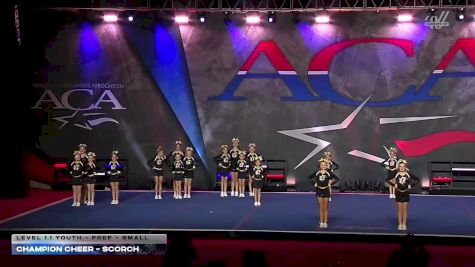 Champion Cheer - Scorch [2026 L1.1 Youth - PREP - Small] 2026 ACA Grand Nationals