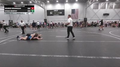 126 lbs Round 5 (6 Team) - Seamus Brannigan, South Side WC Black vs Ethan Murphy, GPS Red