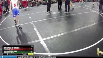 150 lbs Round 2 (6 Team) - Kamden Boyles, Nebraska Blue vs Braxton Emerson, Team Rogue