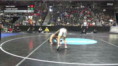 157 lbs Cons. Semi - Nico Taddy, West Liberty vs Aaden Valdez, Adams St.