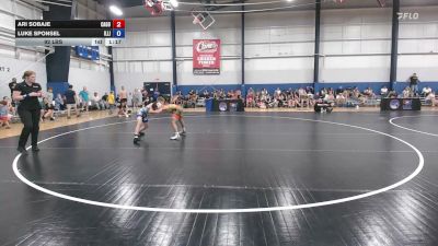 92 lbs Ari Sobaje, California Gold vs Luke Sponsel, Illinois