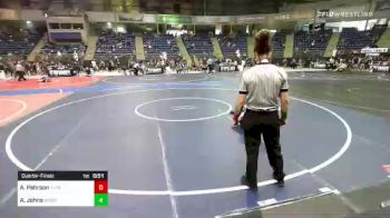 109 lbs Quarterfinal - Aubrie Pehrson, Yutan vs Arial Johns, Woodland Park Jr. WC