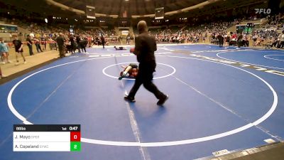 86 lbs Consi Of 4 - Johnathan Mayo, Sperry Wrestling Club vs Asher Copeland, Springdale Youth Wrestling