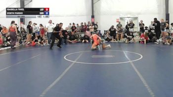 50 lbs Semifinal - Isabella Thiel, Lady Warriors United - W vs Zoeth Pardo, Carolina Gold