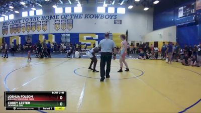 157 lbs Cons. Round 2 - Joshua Folsom, Bulldog Wrestling Club vs Corey Lester, 2kDribble God