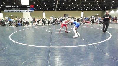 140 lbs Champ. Round 1 - Camden Senecal, Black Fox Wrestling Academy vs Jacob Kappenman, D3 Wrestling Club