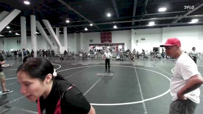 136 lbs Consolation - Ashley Diaz, Arvada vs Bryleigh Delis, Threshold WC