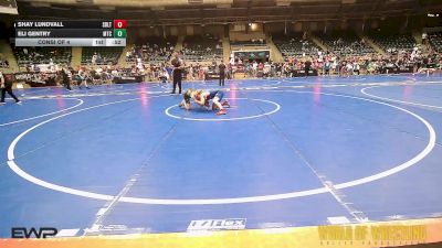 95 lbs Consi Of 4 - Shay Lundvall, Sebolt Wrestling Academy vs Eli Gentry, Minion Training Center