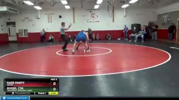 285 lbs Round 3 - Gage Marty, Solon vs Russel Coil, Columbus Community/WMU