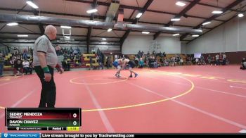 145 lbs Quarterfinal - Sedric Mendoza, Tonasket vs Davon Chavez, Manson