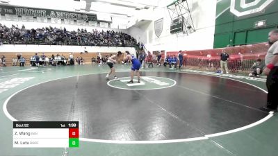 182 lbs Round Of 64 - Zeyun Wang, San Marino vs Malachi Lutu, Burroughs