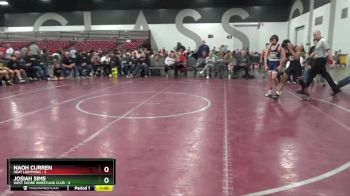 105 lbs Placement Matches (8 Team) - Naoh Curren, Heat Lightning vs JOSIAH SIMS, West Shore Wrestling Club