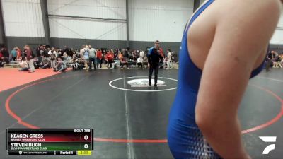 160 lbs Cons. Semi - Keagen Gress, Braves Wrestling Club vs Steven Bligh, Olympia Wrestling Club