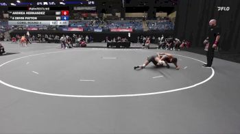 131 lbs Cons. Round 4 - 8 Devin Patton, William Penn vs Andrea Hernandez, Indiana Tech