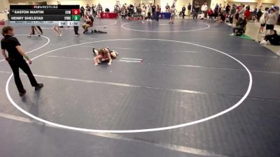 14U - 120 lbs Cons. Round 5 - Easton Martin, Centennial Youth Wrestling vs Henry Shelstad, Iron Youth Wrestling Club