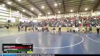 116 lbs Champ. Round 3 - Chester Parrish, Union vs Ashton Smith, Copper Hills