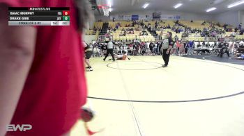 195 lbs Consi Of 8 #2 - Isaac Murphy, Fort Gibson vs Drake Gibe, Jay Junior High