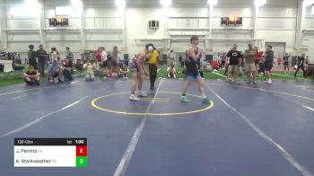 132-C lbs Consi Of 16 #1 - Justin Perrino, PA vs Kamdyn Starkweather, PA