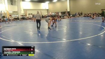 190 lbs Round 6 (10 Team) - Maxwell Edwards, Celtic Wrestling Club vs Esteban Mata, Straw Hats