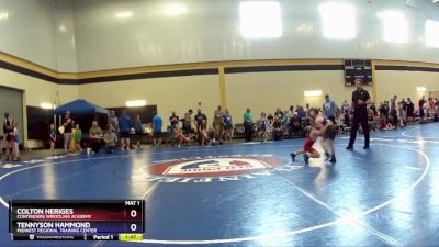 56 lbs Cons. Semi - Colton Heriges, Contenders Wrestling Academy vs Tennyson Hammond, Midwest Regional Training Center