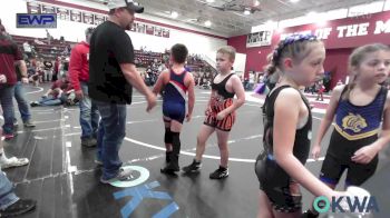 52-61 lbs Rr Rnd 1 - Emilie Lawler, Midwest City Bombers Youth Wrestling Club vs Kylee Hanks, Piedmont