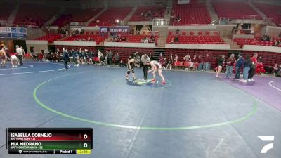 145 lbs Placement (4 Team) - Isabella Cornejo, Katy Paetow vs Mia Medrano, Katy Cinco Ranch