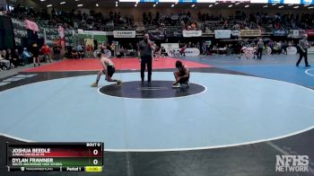 112 lbs Cons. Semi - Joshua Beedle, Juneau-Douglas HS vs Dylan Frawner, South Anchorage High School