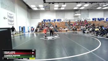 285 lbs Semis & 3rd Wb (16 Team) - Cameron Madoshi, Chabot College vs Cesar Lopez, Lassen College