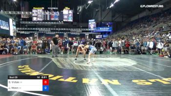120 lbs Rnd Of 128 - Gabe Vidlak, Oregon vs Jacob Moon, Ohio