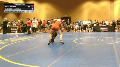 159.9-161.5 lbs Champ. Round 1 - Kelly Aspras, Southside Wrestling Club vs Elizabeth Adebola