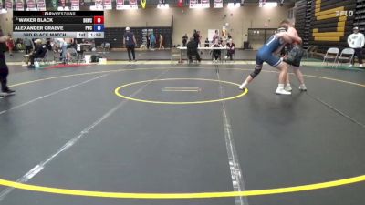 175 lbs 5th Place Match - Waker Black, Big Game Wrestling Club vs Alexander Graeve, Powerhouse Wrestling Club