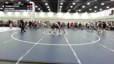 285 lbs Cons. Round 3 - Damien Couture, NC vs Luis Jimenez, FL