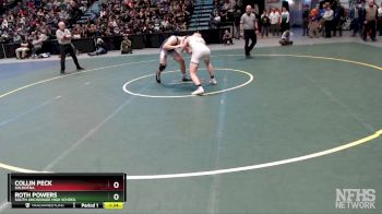 171 lbs 1st Place Match - Roth Powers, South Anchorage High School vs Collin Peck, Soldotna