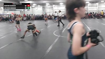 52-56 lbs Semifinal - Hunter Schuch, AISIG vs Jah`son Ingrum, All I See Is Gold Academy
