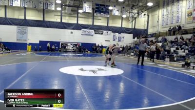 152 lbs Cons. Semi - Iver Gates, Colony High School vs Jackson Anding, Soldotna